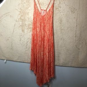 FREE PEOPLE FLOWY MIDI DRESS SZ LARGE